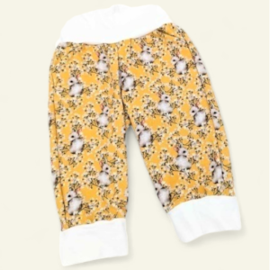 Yellow Bunnies Capri Pocket Pants Size 3