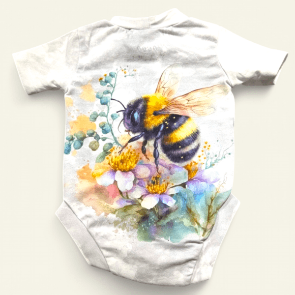 Bee Panel Bodysuit Newborn/0000 - Image 2