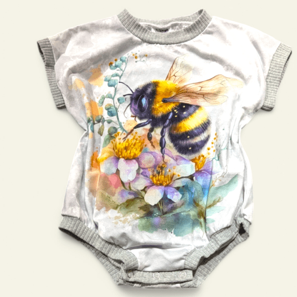 Bee Panel Bubble Bodysuit 18m/1