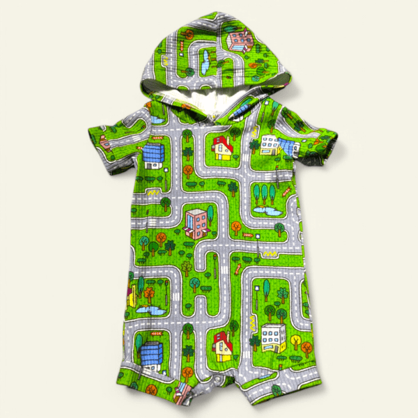 Backstreets Hooded Romper 12M/0