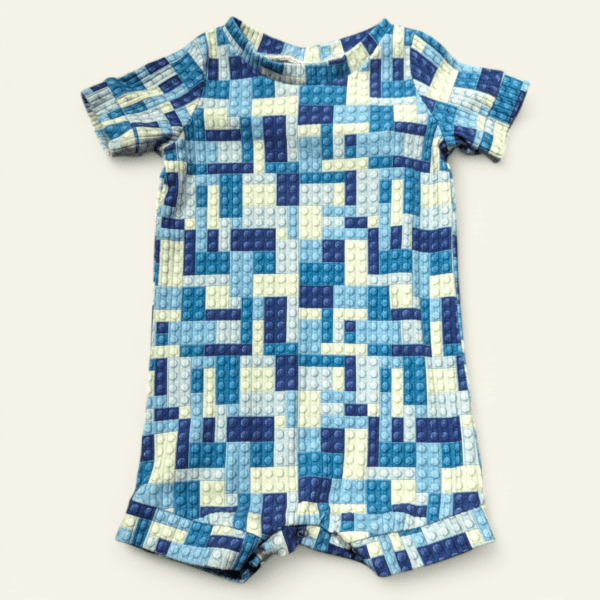 Blue Bricks Bodysuit